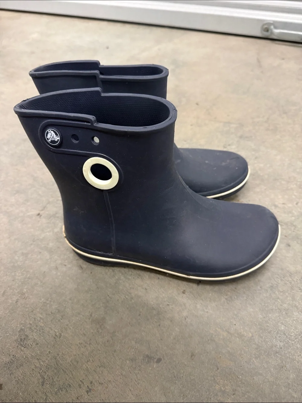 CROCS Women's Navy Short Rain Boots